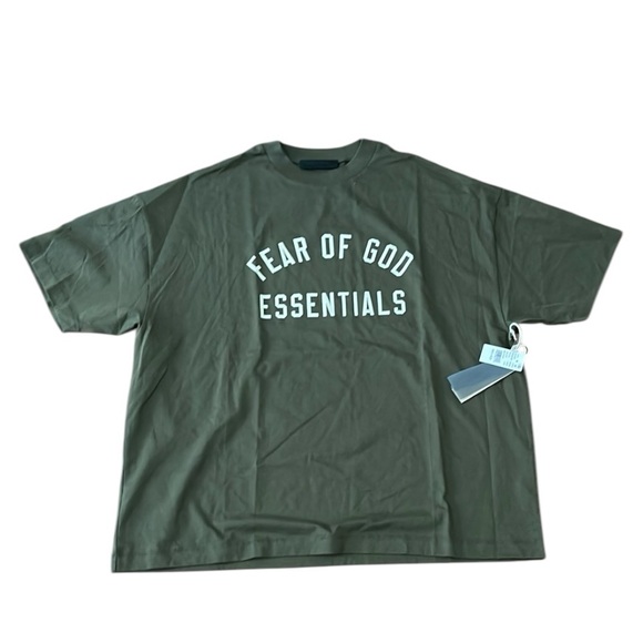 Essentials fear of god size M oversized grey cotton authentic genuine brand - Picture 1 of 13